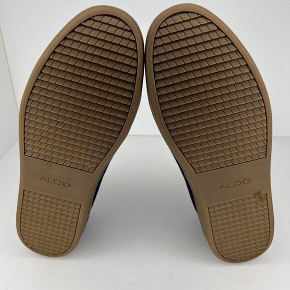 ALDO Casual Two-Tone Navy Suede and Faux Leather Premium Loafers Mens Size 12 main image 7